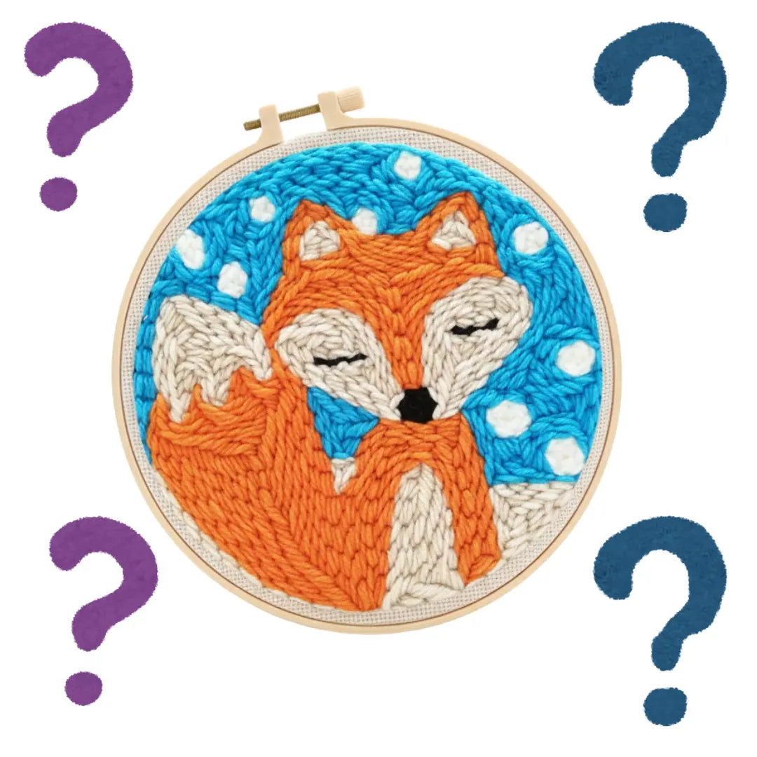 БЕЗПЛАТЕН Punch Needle Гоблен за Начинаещи Изненада